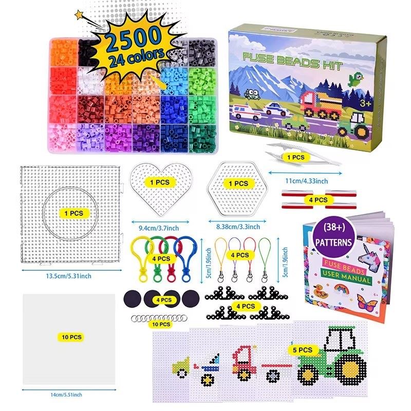 24 Colors Vehicle Fuse Beads Kit suppliers