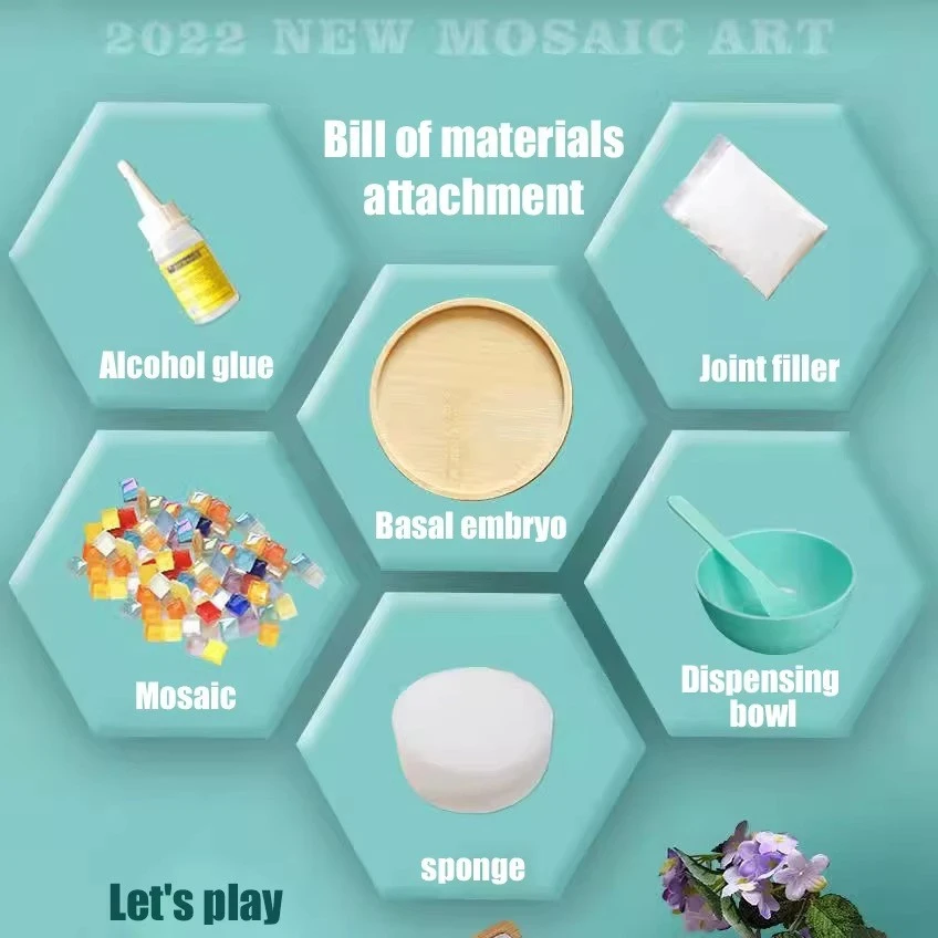 DIY Bamboo Mosaic Coaster Kit – Creative Craft Set factory