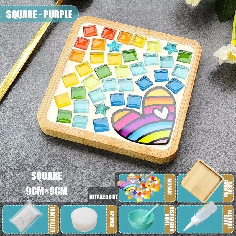 DIY Bamboo Mosaic Coaster Kit – Creative Craft Set suppliers