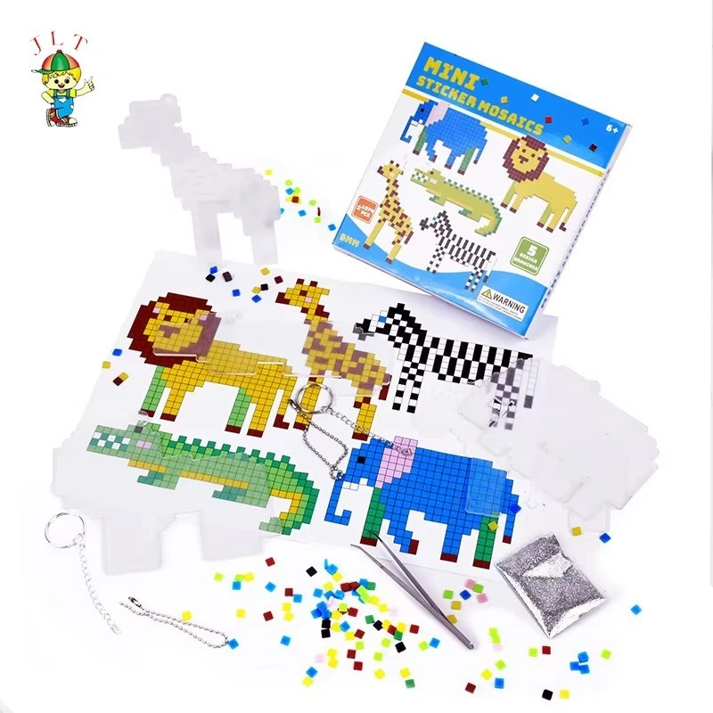 Kids Mini Sticker Mosaic Keychain Kit best