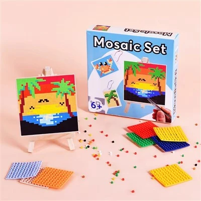Ranna- ja krabiteemaline mosaiikpikslikomplekt