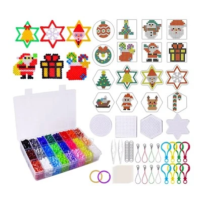 Jõulude isetegemise ornament Fuse Beads perekomplekt